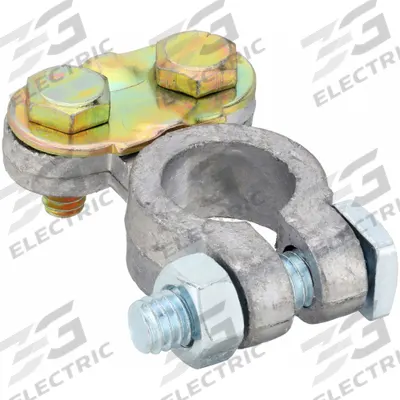 GROTE Battery Terminal: Universal, Top Post, 6 to 2/0 ga, Negative/Positive, Lead - Universal Alignment