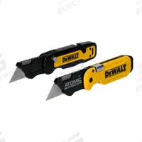 DEWALT Folding Utility Knife: 4 in/8.5 in, Steel, Aluminum/Plastic, 2 Blades Included (MPN DWHT10995). Key specifications — attr307787: 4 in; 8.5 in; attr307793: Yes; attr307788: Steel; attr307789: Plastic; attr324890: DEWALT.