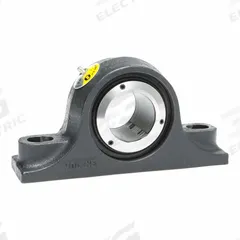 MOLINE BEARING Pillow Block Bearing: 1 11/16 in Bore, Spherical E Roller Bearing, Cast Iron, 2 Holes (MPN 29721111). Key specifications — Maximum Speed: 2,650 RPM; Mounting Bolt Size: 1/2 in; Brand: MOLINE BEARING.