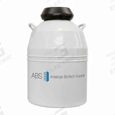 AMERICAN BIOTECH SUPPLY Cryogenic Canister: 36 L Capacity, 30 5/8 in Overall Dia - Cryogenic Storage Cannisters