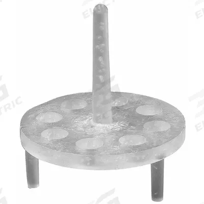 SP SCIENCEWARE Tube Rack: 2 5/8 in Overall Ht, PMP, Clear, (8) Places - Lab Storage Racks
