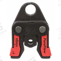 RIDGID Press Jaw: 1 in Pipe, PEX, For Viega Pureflow, Extended/Std Tool Types (MPN 22668). Key specifications — attr518773: Jaw; attr518762: PEX; attr518771: Steel; attr518761: Viega Pureflow; attr518760: RIDGID.
