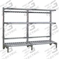 NEW AGE INDUSTRIAL Cantilever Rack: 120 in x 21 in x 72 in, 3 Shelves, 300 lb Shelf Capacity (MPN 99880). Key specifications — Material: Aluminum; Shelf Configuration: Standalone; Brand: NEW AGE INDUSTRIAL.