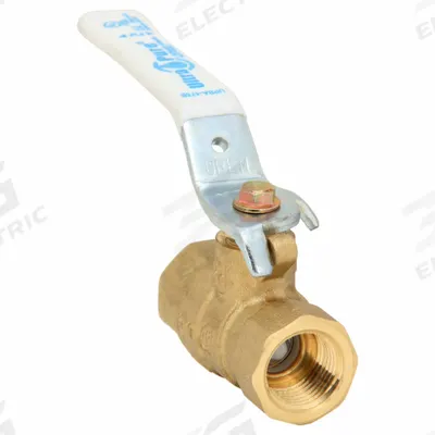 MILWAUKEE VALVE Manual Two-Way Ball Valve: 3/8 in, Brass, Straight, FNPT x FNPT - Brass Ball Valves