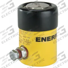 ENERPAC Hydraulic Ram: 10 ton Nominal Capacity, 7/8 in Nominal Stroke Lg, 3.53 in Retracted Ht (MPN RW101). Key specifications — attr98898: ENERPAC; attr1099387: 1-1/2 in.