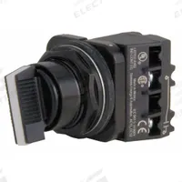 SIEMENS Selector Switch: 30 mm Panel Mounting Size, 2 Positions, Short Lever, 1NO, Metallic (MPN 52SX2ACBK1). Key specifications — AC Contact Rating: 10 A @ 600 V; Action: Momentary/Momentary; Cam: A; DC Contact Rating: 5 A @ 600 V; Hazardous Location Specification: Not Rated; Operator Head Material: Plastic; Operator Head Type: Short-Handled Knob; Operator Illumination: Non-Illuminated.