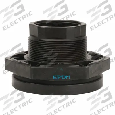 BANJO Bulkhead Tank Fitting: Glass Reinforced Polypropylene Body - Polypropylene Through-Wall Fittings