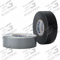 POLYKEN Duct Tape: Medium Duty, Silver, 2 7/8 in Wd, 60 1/8 yd Lg, 12 mil Thick, 229, Rubber. Key specifications — Backing Material: Polyethylene Coated Cloth; Series: 229.