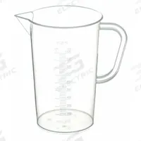APPROVED VENDOR Beaker: Tall Form with Handle, Printed Graduation, Polypropylene, Clear, 1,000 mL (MPN 326485-1000). Key specifications — attr1370319: Clear; attr1370337: Printed; attr1370306: Colorless; attr1370307: APPROVED VENDOR; attr1370311: Beaker; attr1370320: Yes.