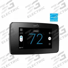 COPELAND Wi-Fi Low Voltage Thermostat: Heat and Cool, Black, Fully Customizable (In-App Based) (MPN 1F96U-42WFB). Key specifications — Application: Heat and Cool; Housing Color: Black; Programming Capability: Fully Customizable (In-App Based); Terminal Designations: G; Smart Capabilities: Learning; Humidification Control: Yes; Brand: COPELAND; Control Type: Touch Screen.