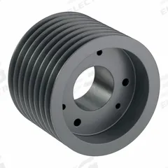 APPROVED VENDOR V-Belt Pulley: 5V800, 8 Groove, 8 in OD, Bushed Bore, E, For 5V/5VX Belt Section (MPN 85V800E). Key specifications — Pulley Industry Number: 5V800; Pitch Diameter: 8 in (5V); For Belt Section (broad, with similar types): 5V or 5VX.