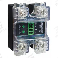 CRYDOM Dual Solid State Relay: Surface Mounted, 50 A Max Output Current, SCR, AC Output (MPN CC2450W3V). Key specifications — Brand: CRYDOM; Current Type: AC; Electrical Connection: Screw Clamp; Finger Safe: Yes; Input Current: 10 mA; Maximum Output Current without Heat Sink: Not Recommended; Mounting Style: Panel; Output Voltage: 24 to 280V AC.