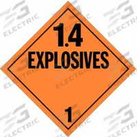 STRANCO INC DOT Container Placard: Explosives, 10 3/4 in x 10 3/4 in, 10 3/4 in Label Ht, Placard (MPN DOTP-0100-PS). Key specifications — Brand: STRANCO INC; Message: Explosives.