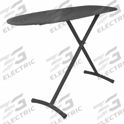 HOSPITALITY 1 SOURCE Ironing Board: Full Size, Charcoal, 48 in Overall Lg - Contour-Leg Ironing Boards