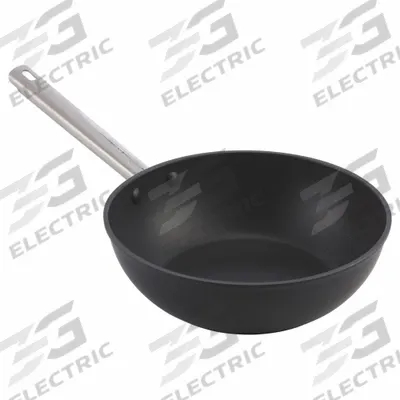 ENDURANCE Fry Pan: Non-Stick, 11 in Top Dia, Aluminum, Silver, Stainless Steel, Quan Tanium - Non-Stick Frying Pans