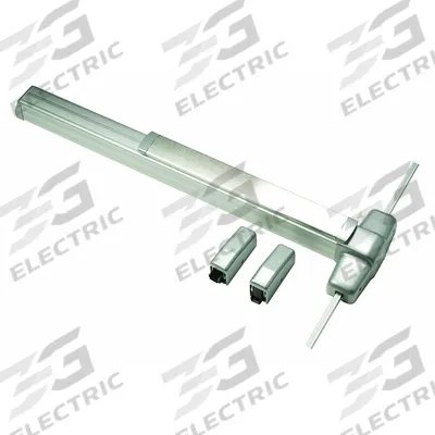 VON DUPRIN Surface Vertical Rod: 3 ft Max Door Wd - Surface Vertical Rod Push Bars