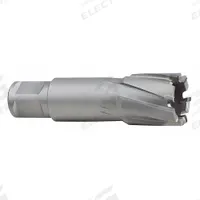 MILWAUKEE Annular Cutter: 13/16 in Cutter Dia, 2 in Max Cutting Dp, Bright, Carbide, Weldon Flat (MPN 49-59-4081). Key specifications — attr253884: No; attr253885: Bright; attr253886: Carbide; attr253887: Weldon Flat; attr253888: Fractional Inch; attr277149: MILWAUKEE.