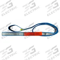 TOW-ALL Recovery Strap: 20 ft Overall Hook Size, 2 in Overall Wd, 20 ft Overall Lg, Silver, 2 Ply (MPN RS2802TGX20). Key specifications — Material: Polyester; Overall Hook Size: 20 ft; Attachment Style: Double Reinforced Eye; Duty Capacity: Heavy Duty; Brand: TOW-ALL; Equipment Color: Silver; Number of Ply: 2.