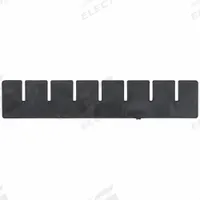 LEWISBINS Divider: 9 5/8 in x 1 7/8 in, Plastic, 8APE2/8PGG0/9HN47, DC1025-XL/DC1035-XL/DC1050-XL (MPN DV1025 XL). Key specifications — Material: Plastic; Color: Black; Compatible Grainger Part Number: 9HN47; Compatible Manufacturer Model Number: DC1050-XL; Brand: LEWISBINS.