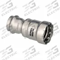 VIEGA MEGAPRESS Transition Coupling: 1 in Pipe x 1 in Pipe Size, Coupling Body, Stainless Steel (MPN 90475). Key specifications — Brand: VIEGA MEGAPRESS.