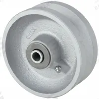 APPROVED VENDOR Track Wheel: 4 in Wheel Dia., 1 1/2 in Wheel Wd, 400 lb Load Capacity, Iron, Roller (MPN 400K35). Key specifications — attr1099880: Yes; attr1099886: Silver; attr1099891: APPROVED VENDOR.