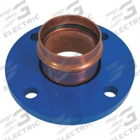 NIBCO Flange,4",Press End: Flange, 4 in CTS x 4 in Pipe size, Press-fit x Flange, Copper (MPN 9145755PC). Key specifications — Brand: NIBCO; Series: PC641; Broad - Material for Bullet: Copper Or Bronze; Brand - Broad: NIBCO.