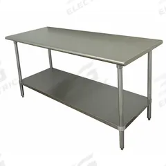 ADVANCE TABCO Work Table: Fixed Ht, Stainless Steel, 48 in x 36 in, 600 lb Overall Load Capacity (MPN GLG-364). Key specifications — Brand: ADVANCE TABCO.