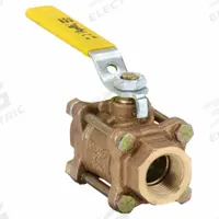 APOLLO Manual Two-Way Ball Valve: 3/4 in, Bronze, Straight, FNPT x FNPT, 600 psi Max. Pressure (CWP) (MPN 8210401). Key specifications — Brand: APOLLO; Handle: Lever.