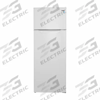 DANBY Refrigerator: White, 7.4 cu ft Total Capacity, 4 Shelves - Top-Freezer Refrigerators