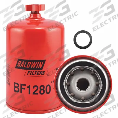 BALDWIN FILTERS Fuel Filter: Spin-On, 3 11/16 in Outside Dia, 13/16"-18 Thread Size - Spin-On Fuel Filters