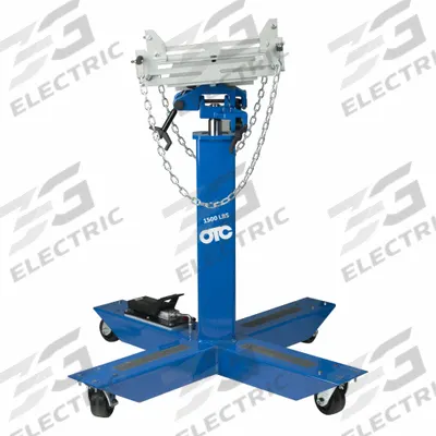 OTC Transmission Jack: High-Lift Transmission Jack, Hydraulic, 0.75 ton Load Capacity - Transmission Jacks
