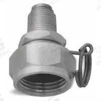 SANI-LAV Nozzle and Hose Adapter: Stainless Steel, Stainless, 1 3/4 in Overall Lg, GHT (MPN N12S). Key specifications — Inlet Connection Type: GHT; Brand: SANI-LAV; Color/Finish: Stainless; Material: Stainless Steel; Product Type: Hose Adapter.