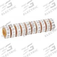 3M Wire Marker Tape Refill: 20 to 29, Black on White, 5,760 Labels, Polyester Film, 10 PK (MPN SDR-20-29). Key specifications — Legend: 20 to 29; Label Material: Polyester Film; Brand: 3M; Color: Black on White.