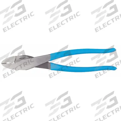 CHANNELLOCK Crimper: 10 AWG/12 AWG/14 AWG/16 AWG/18 AWG/20 AWG/22 AWG, 9 1/2 in Overall Lg - Pliers-Style Wire Connector & Terminal Crimpers