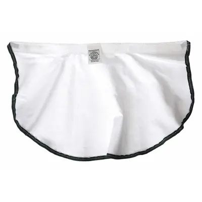 OEM Neck Shade: White, Cotton, Suspension-Mount, For Hard Hats - Hard Hat Neck Shades