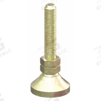 Leveling Feet: 10 Series/15 Series, Steel, 1 1/4 in x 1 1/4 in x 2 7/8 in, Drop-In, Single, Adj (MPN 2190). Key specifications — Includes Fasteners: Yes; Mounting Type: Drop-In; System of Measurement: Inch; Finish: Zinc-Plated; Brand: 80/20; Material: Steel; Product Type: Deluxe Leveling Foot; Adjustable: Yes.