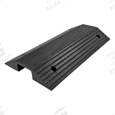 ELECTRIDUCT Drop-Over Cable Ramp: 1 Channels, 15 1/2 in Wd, 3 1/8 in Ht - 1-Channel Drop-Over Cable Ramps