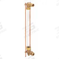 APOLLO Expansion Tank Gauge: Bronze, 5/8 in Gauge Glass Dia, 10 in Gauge Glass Lg, EPDM, 3/8 in NPT (MPN 2070300). Key specifications — Valve Type: Needle Drain; Brand: APOLLO; Gasket Material: EPDM.