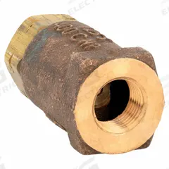 APOLLO Check Valve: Poppet, Inline Valve Body, 3/8 in Pipe Size, FNPT x FNPT, Bronze, Female, NPT (MPN 61LF50201). Key specifications — Brand: APOLLO.