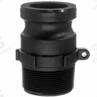 Polypropylene Cam and Groove Fittings: 1 in Coupling Size, 1 in Hose Fitting Size, Buna-N, MNPT, NPT (MPN BULK-CGF-410). Key specifications — Gasket Material: Buna-N; Brand: USA INDUSTRIALS; Thread Size: 1 in-11-1/2; Fitting Type: MNPT.
