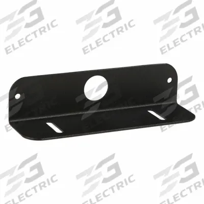 GROTE Mounting Bracket: Mounting Bracket, Black, Steel, 5 in Lg, 1 1/4 in Ht - Vehicle Light Mounts & Brackets