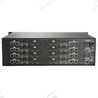ZIGEN HDMI Switch: 4 Ports, Black, HDMI Female, 5 1/8 in Overall Ht, 18 7/8 in Overall Wd (MPN HX-1616/HDBT CHASSIS (empty)). Key specifications — attr931087: ZIGEN; attr931088: Black; attr931090: HDMI Female; attr931102: HDMI Switch.