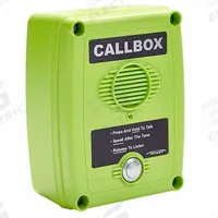 RITRON Two-Way Radio Call Box: RQX-411, UHF License Required, Green, 1 Radio Channels. Key specifications — Manufacturer Part Number: RQX-411; Brand: RITRON; Color: Green; Radio Band: UHF License Required; Includes: Concealed Vandal-Proof Antenna.