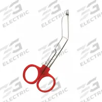 EMI Colorband Scissor: Bandage Scissors, Stainless Steel, Angled, Plastic, 5 1/2 in Overall Lg, Red (MPN 310 RED). Key specifications — Disposability: Reusable; Product Type: Bandage Scissors; Color: Red; Blade Material: Stainless Steel; Handle Material: Plastic; Brand: EMI; Blade End Type: Angled.