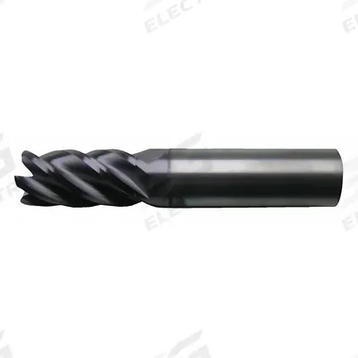 CLEVELAND Square End Mill: Carbide, 5 Flute, 3/8" Mill Dia, 2" LOC, 4" OAL (MPN C60551) - Fast-Cutting Carbide Square End Mills