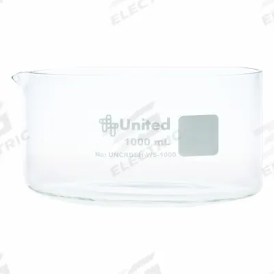 UNITED SCIENTIFIC SUPPLIES Crystallizing Dish: 150 mm Dia, 75 mm Overall Ht, No Surface Treatment - Crystallizing Dishes