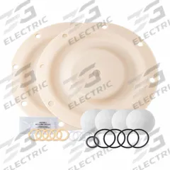 ARO Fluid End Repair Kit: Fluid End Repair Kit, 637309-TA, Santoprene, PTFE. Key specifications — Manufacturer Part Number: 637309-TA.