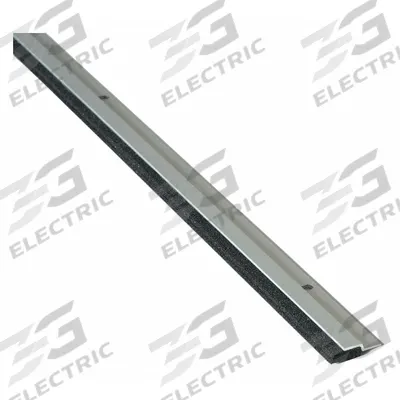NATIONAL GUARD Door Weatherstripping: Flat Insert, 7 ft Lg, 1 1/8 in Wd - Metal Leaf Weatherstripping