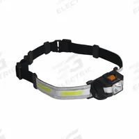 RAILHEAD GEAR Headlamp: 350 lm Max. Brightness, 6.5 hr Max Run Time, 164 ft Max Beam, Black, ABS (MPN RH-HBHL400 RED). Key specifications — Brand: RAILHEAD GEAR; Battery: Requires 3 AAA.