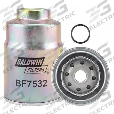 BALDWIN FILTERS Fuel Filter: Spin-On, 3 9/16 in Outside Dia, 3/4"-16 Thread Size, Cellulose - Spin-On Fuel Filters